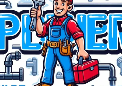 Dibujo de Plumber con fondo