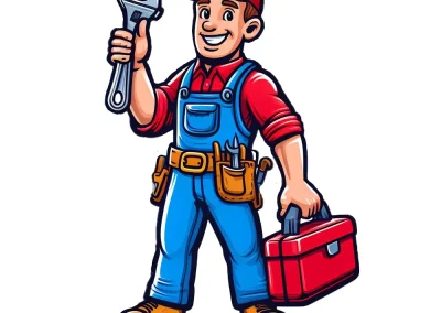 Plomero fondo blanco png