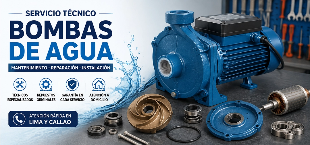 Reparación y mantenimiento de bombas de agua en lima